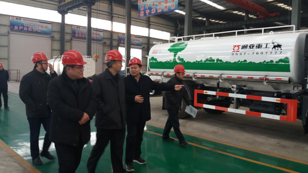 山东省质监局监督处处长及梁山县各领导来我好色网参观指导